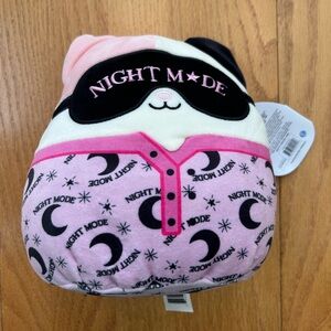 NWT Squishmallows Katsla Kellytoy Plush Toy 8" Cat Night Mode Mask Squishmallow